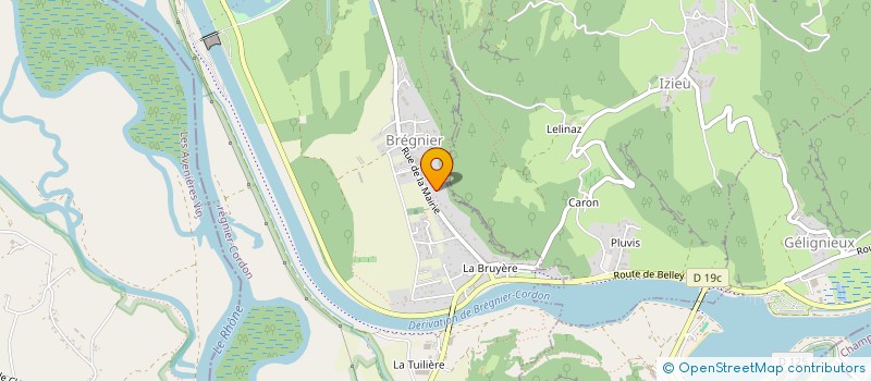 localisation de l'entreprise DES AIMES à BREGNIER-CORDON