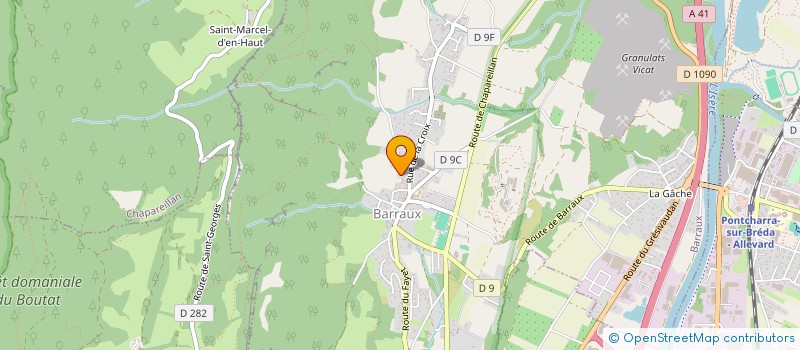 localisation de l'entreprise DES AIRS DE FOLIE  BARRAUX