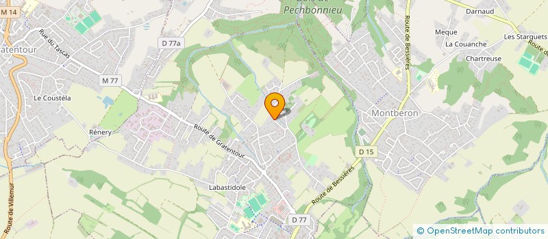 localisation de l'entreprise DES AIRS DE QUATRELLE  PECHBONNIEU