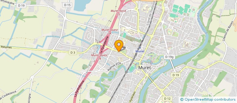 localisation de l'entreprise DES ALBATROS  MURET