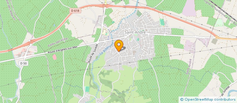 localisation de l'entreprise DES ALBERES à SAINT-ANDRE