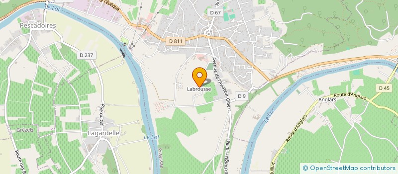 localisation de l'entreprise DES ALBIZZIAS  PRAYSSAC