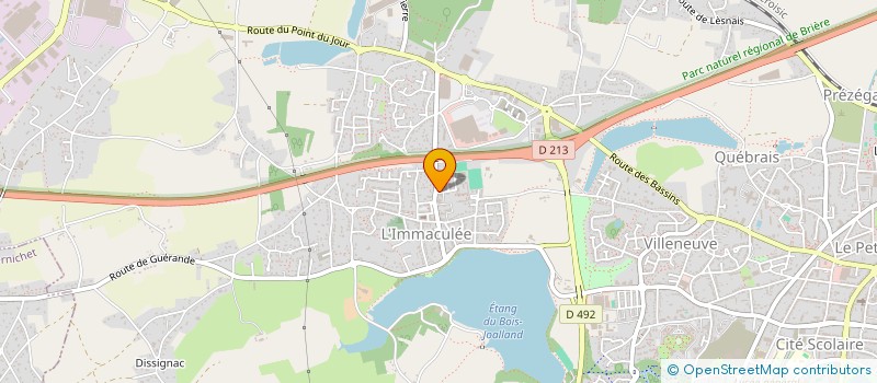 localisation de l'entreprise DES ALIZES  SAINT-NAZAIRE