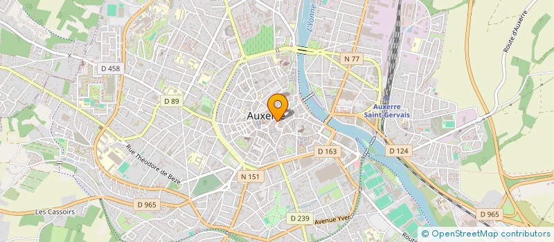 localisation de l'entreprise DES ALLOUETTES à AUXERRE