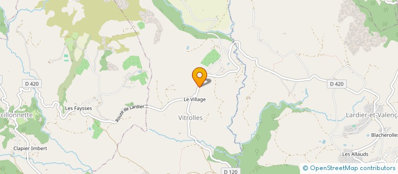 localisation de l'entreprise DES AMIEUX  VITROLLES