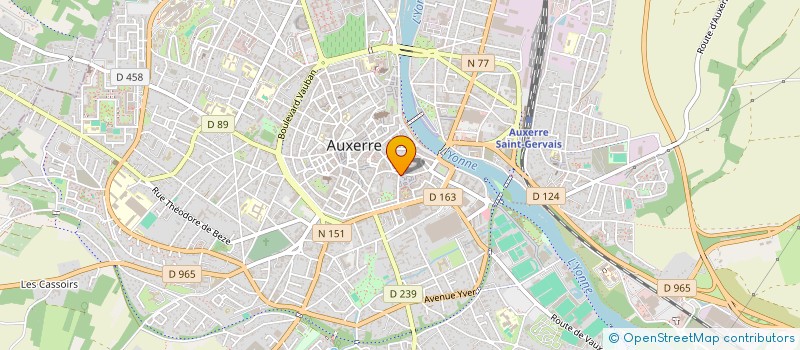 localisation de l'entreprise DES AMIS à AUXERRE