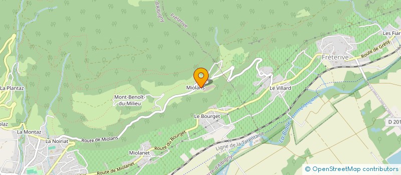 localisation de l'entreprise DES AMIS DE L ORGUE DE SAINT PIERRE D ALBIGNY  SAINT PIERRE D'ALBIGNY