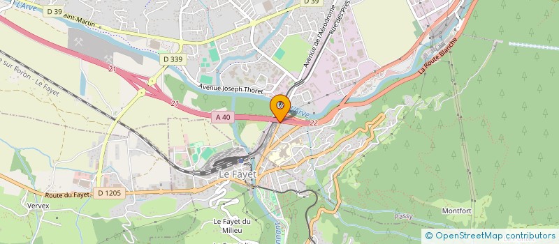 localisation de l'entreprise DES AMIS DE LA RESERVE NATURELLE DE PASSY à PASSY