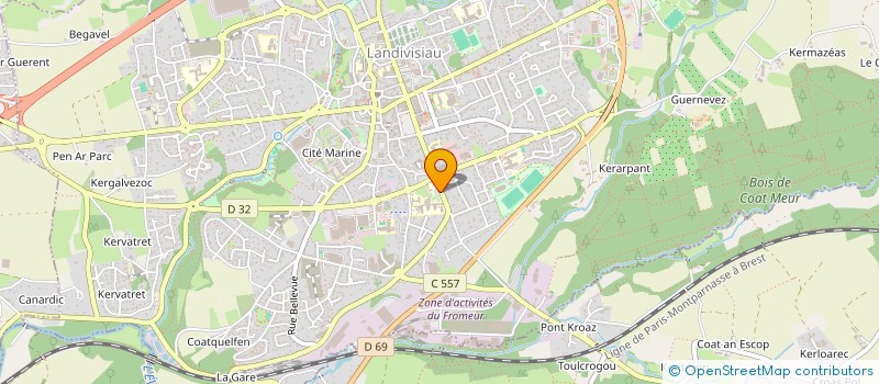 localisation de l'entreprise DES AMIS DE LANNOUCHEN à LANDIVISIAU