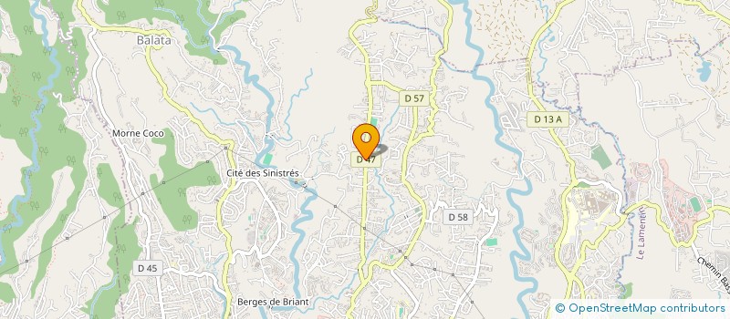 localisation de l'entreprise DES AMIS DU C.E.R.E.A.P. ( CENTRE D'ETUDES ET DE RECHERCHES EN ESTHETIQUES ET ARTS PLASTIQUES )  FORT-DE-FRANCE