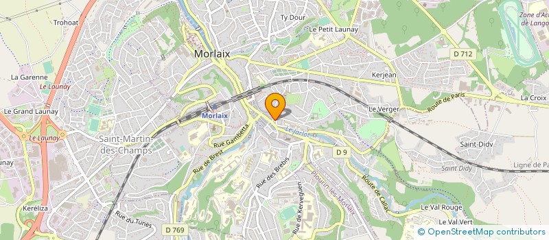 localisation de l'entreprise DES AMIS DU MUSEE DE MORLAIX à MORLAIX
