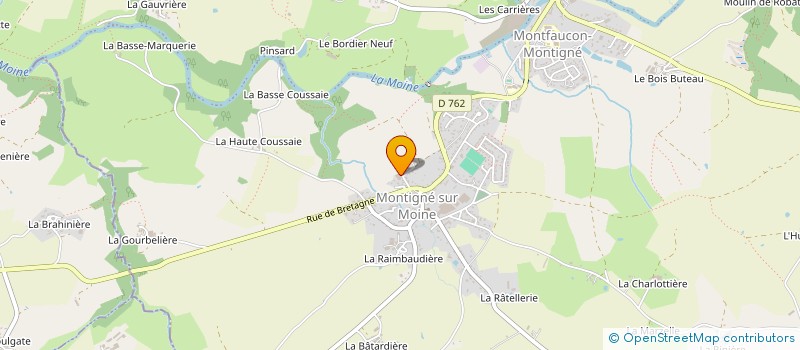 localisation de l'entreprise DES AMOURETTES  SEVREMOINE