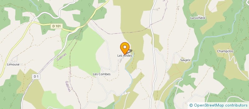localisation de l'entreprise DES ANDES  MONTS-DE-RANDON