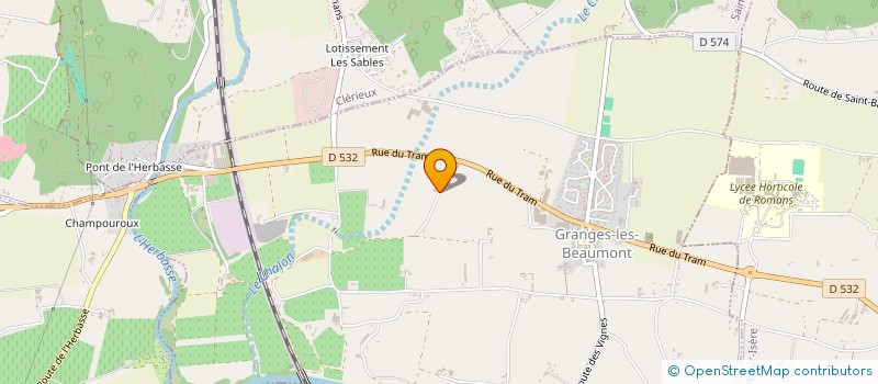 localisation de l'entreprise DES ANDRILLOTS à GRANGES-LES-BEAUMONT