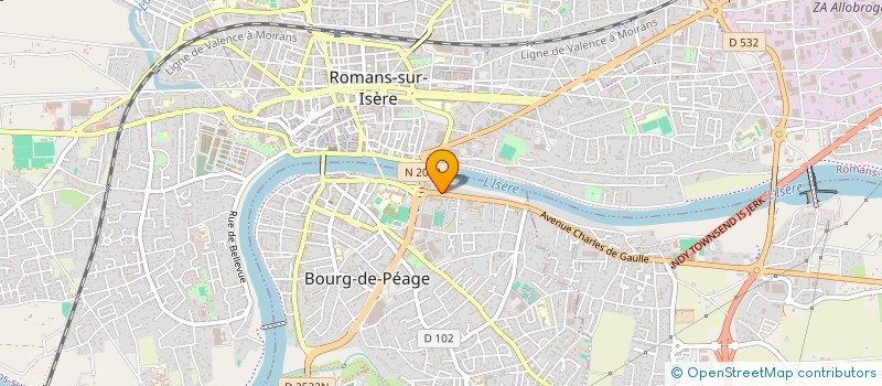 localisation de l'entreprise DES ANESTHESISTES DE LA PARISIERE à BOURG-DE-PEAGE