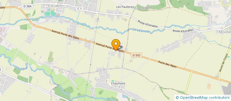 localisation de l'entreprise DES APPARTS  ESTRABLIN