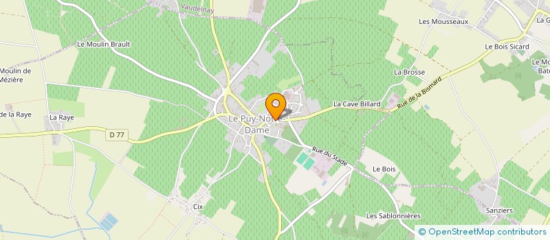 localisation de l'entreprise DES ARBRES POUR LA VIE  SAINT-MACAIRE-DU-BOIS