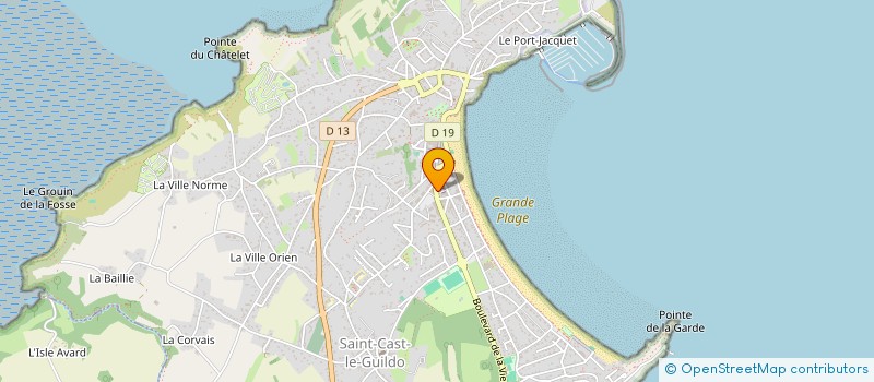 localisation de l'entreprise DES ARCADES  SAINT CAST LE GUILDO