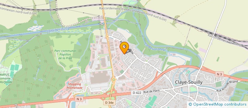 localisation de l'entreprise DES ARDENNES  CLAYE-SOUILLY