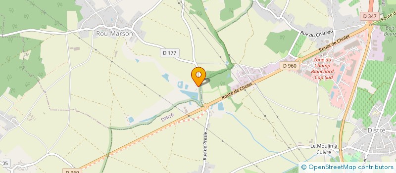 localisation de l'entreprise DES ARRIVAIS  VILLEBERNIER