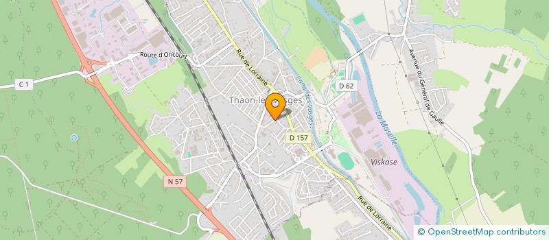 localisation de l'entreprise DES ARRIVOIRS  THAON-LES-VOSGES