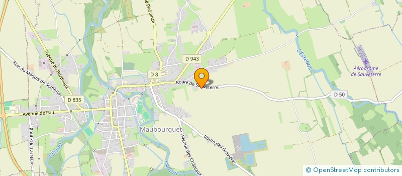 localisation de l'entreprise DES ARROUTIS  MAUBOURGUET