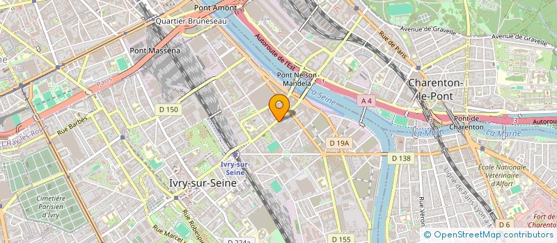 localisation de l'entreprise DES ARTISTES à IVRY-SUR-SEINE