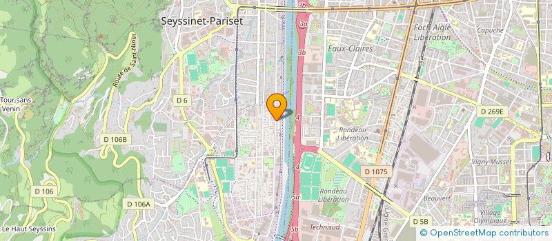 localisation de l'entreprise DES ARTS à SEYSSINS