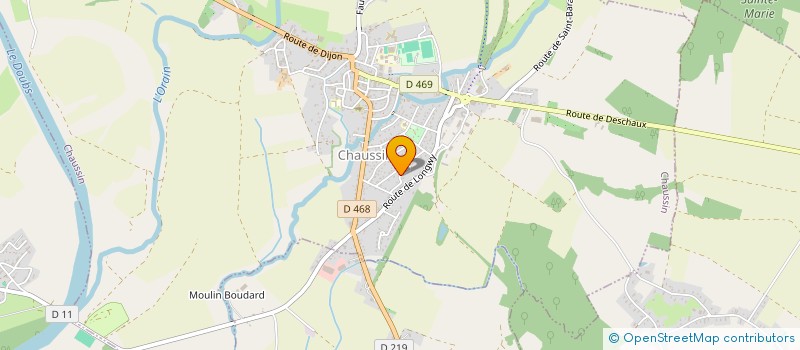 localisation de l'entreprise DES ARTS  CHAUSSIN