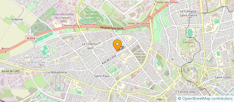 localisation de l'entreprise DES ARUMS à CAEN
