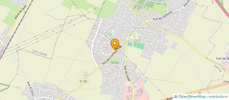 localisation de l'entreprise DES AS  CHAURAY