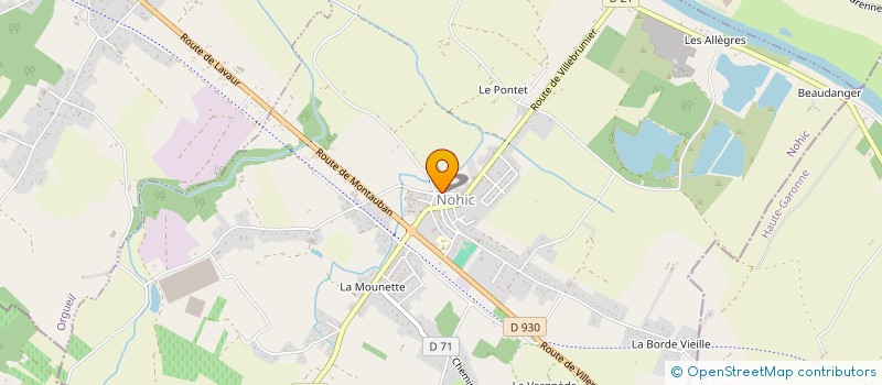 localisation de l'entreprise DES AS  NOHIC