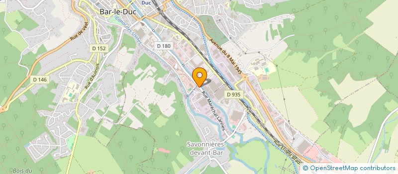 localisation de l'entreprise DES ATELIERS à SAVONNIERES-DEVANT-BAR