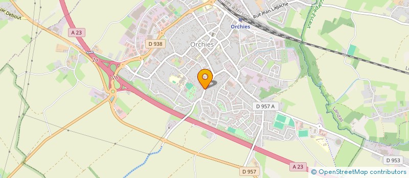 localisation de l'entreprise DES ATREBATES  ORCHIES