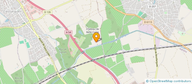 localisation de l'entreprise DES AUGUSTINS à CAISSARGUES
