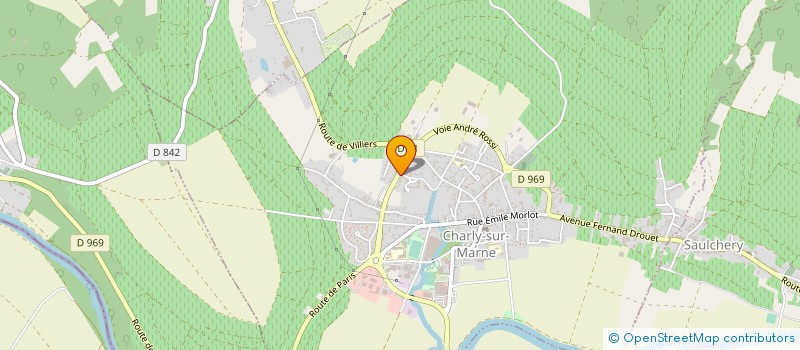 localisation de l'entreprise DES AULNOYES  DOMPTIN