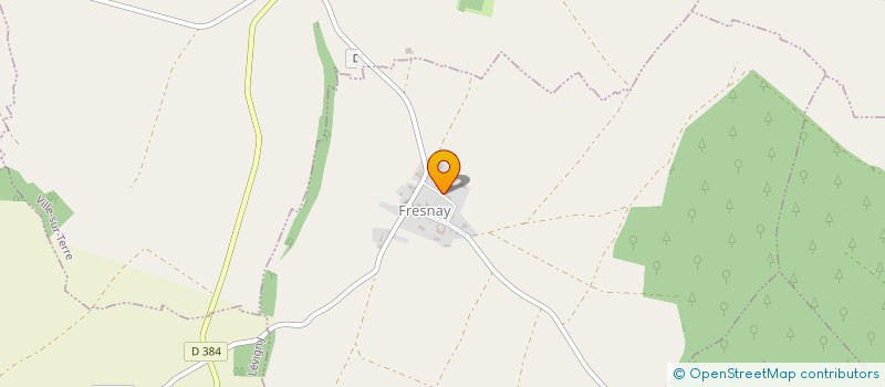 localisation de l'entreprise DES AURELLES  FRESNAY