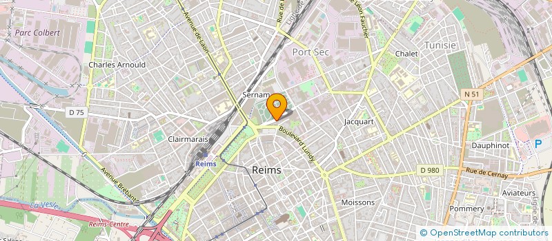 localisation de l'entreprise DES BARGES AUX SACRES  REIMS