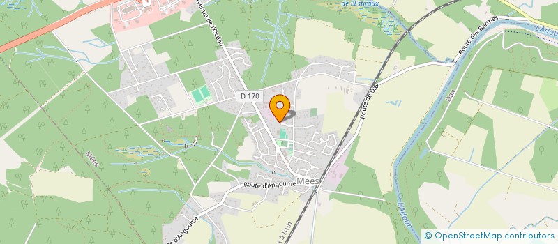 localisation de l'entreprise DES BARTHES  MEES