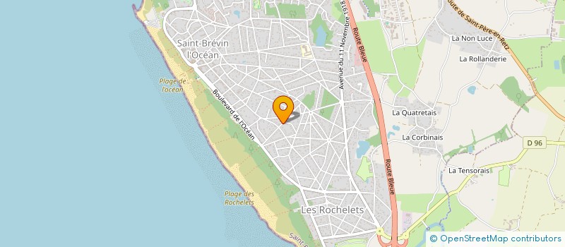 localisation de l'entreprise DES BAS GRENIERS à SAINT-BREVIN-LES-PINS