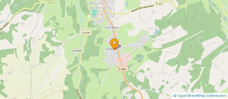 localisation de l'entreprise DES BAS PLATEAUX  BEAUMONTOIS EN PERIGORD