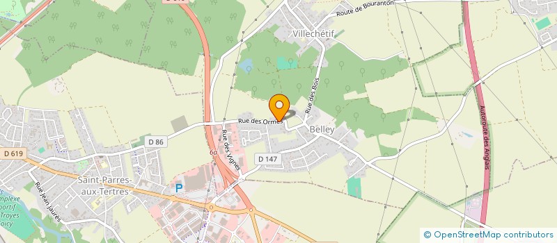 localisation de l'entreprise DES BAS PRES  VILLECHETIF