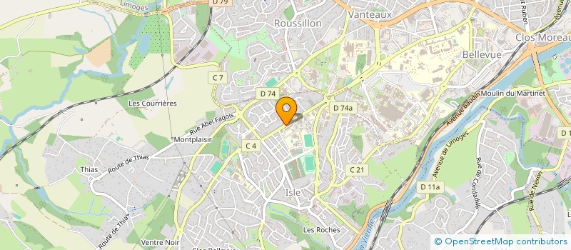 localisation de l'entreprise DES BAYLES à ISLE