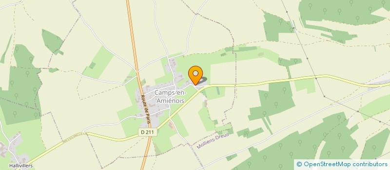 localisation de l'entreprise DES BAZIN à CAMPS-EN-AMIENOIS