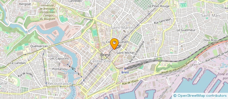 localisation de l'entreprise DES BEAUX RIVAGES  BREST