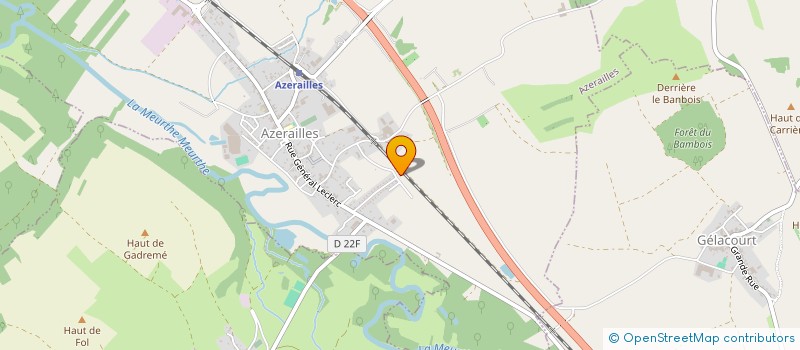 localisation de l'entreprise DES BEHAIES  AZERAILLES