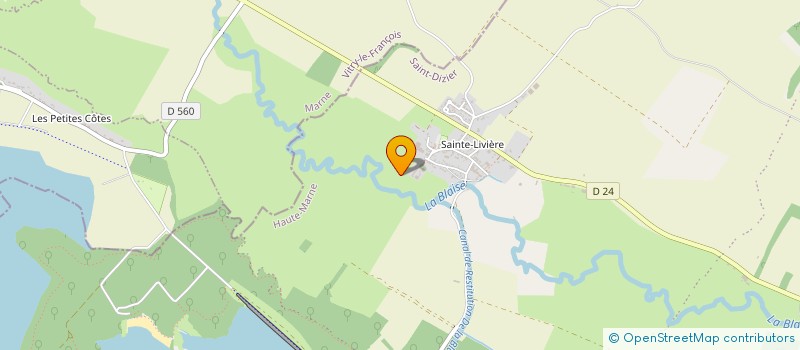 localisation de l'entreprise DES BELLES PRAIRIES à ECLARON-BRAUCOURT-SAINTE-LIVIERE