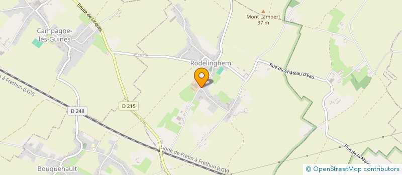 localisation de l'entreprise DES BERCEAUX  RODELINGHEM