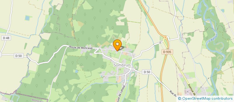 localisation de l'entreprise DES BERGES DE L'ADOUR  HERES