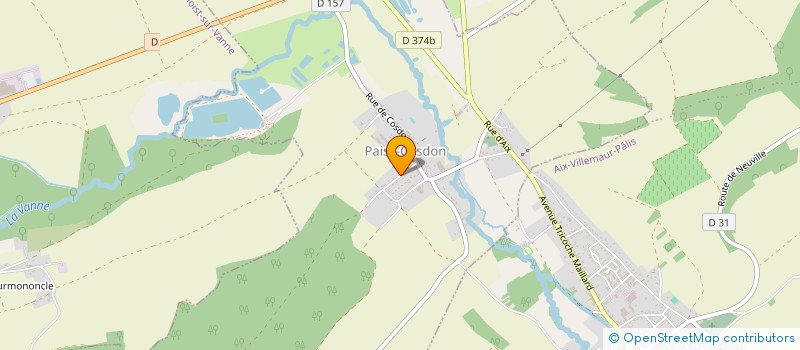 localisation de l'entreprise DES BIGARREAUX  PAISY-COSDON